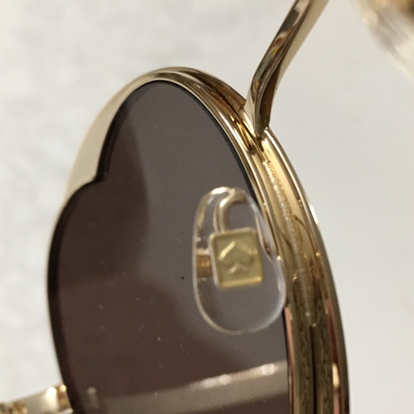 RARE HARD TO FIND Kate Spade “Rosaria” Heart Sunglasses NWOT - Picture 7 of 11